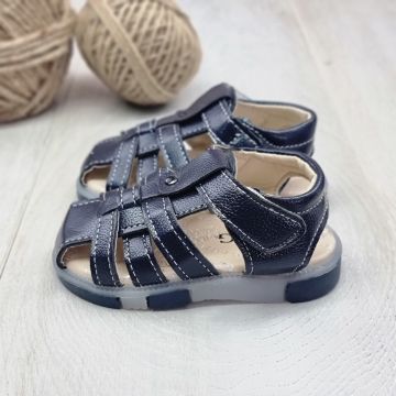 Sandale Baiat Bleumarin Cu Arici Urmat