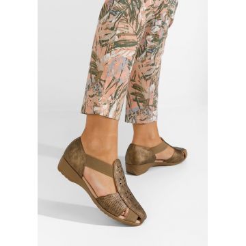 Sandale cu talpa ortopedica Muna bronze