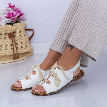 Sandale Dama XQJ3 Alb | Mei