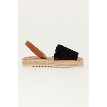 Answear Lab Sandale Best Shoes femei, culoarea negru, cu platformă Answear Lab Sandale Best Shoes femei, culoarea negru, cu platformă