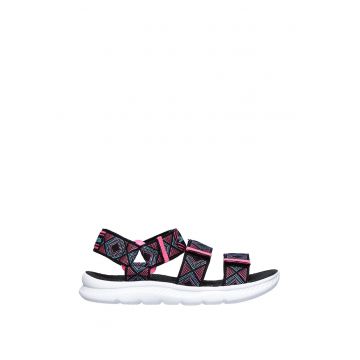 Sandale cu benzi velcro ajustabile C-Flex 2.0 - Negru/Roz/Albastru
