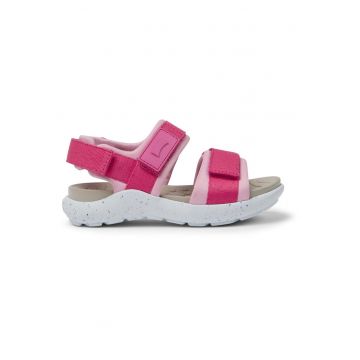 Sandale cu inchidere velcro Wous 735 - Roz