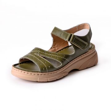 Sandale din piele naturala 173768 verde
