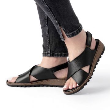 Sandale piele 019 negru Sandale piele 019 negru