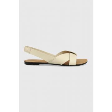 Vagabond Shoemakers sandale de piele Tia femei, culoarea bej