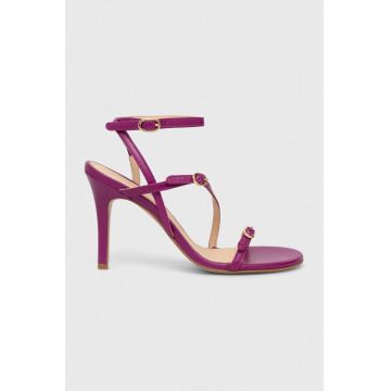 Alohas sandale de piele Alyssa culoarea violet, S100136.03