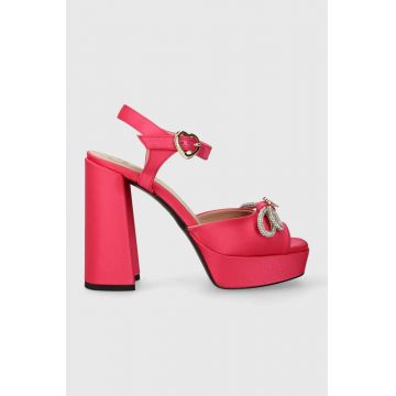 Love Moschino sandale culoarea roz, JA1606CG1IJO0604