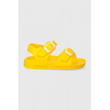 Garvalin sandale copii culoarea galben