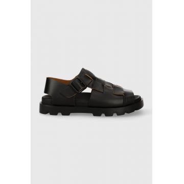 Camper sandale de piele Brutus Sandal femei, culoarea negru, K201397.005