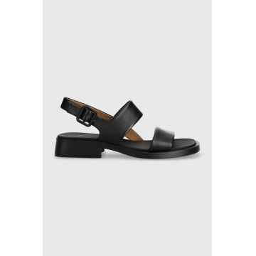 Camper sandale de piele Dana femei, culoarea negru, K201486.005