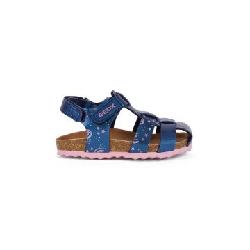 Geox sandale copii SANDAL CHALKI culoarea albastru marin