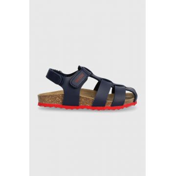 Geox sandale copii SANDAL CHALKI culoarea albastru marin