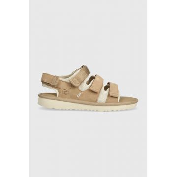 UGG sandale copii GOLDENCOASMULTISTRAP culoarea bej