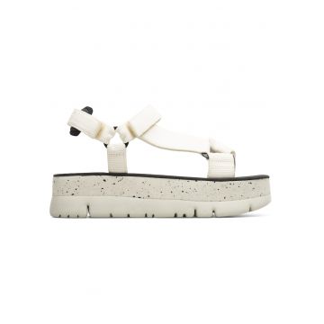 Sandale flatform Oruga Up 23747 - Alb