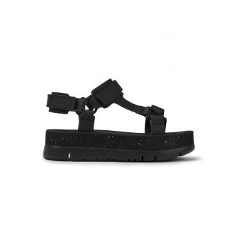 Sandale wedge Oruga Up 23749 - Negru