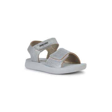 Geox sandale copii SANDAL LIGHTFLOPPY culoarea argintiu