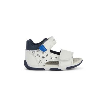 Geox sandale copii SANDAL TAPUZ culoarea alb