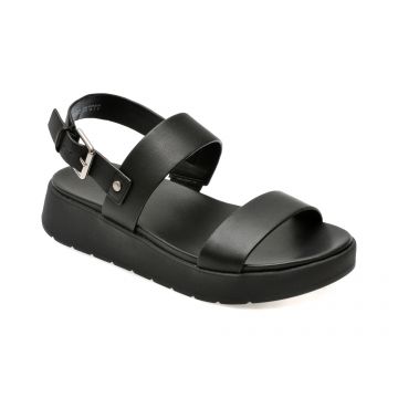 Sandale casual ALDO negre, SILYIA0011, din piele naturala
