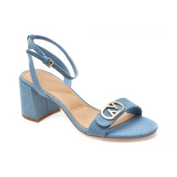 Sandale elegante ALDO bleumarin, BUNG4201, din material textil