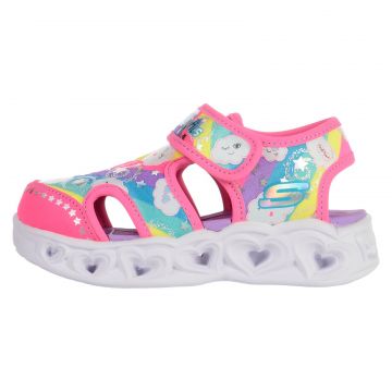 Sandale SKECHERS pentru copii HEART LIGHTS SANDALS - 302977NHPMT