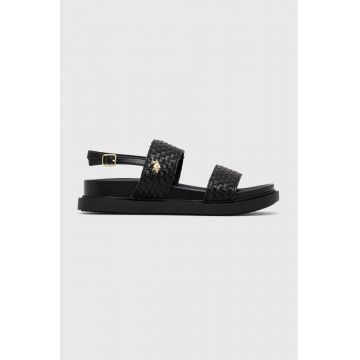 U.S. Polo Assn. sandale KARY femei, culoarea negru, KARY001W 4Y1