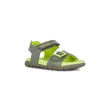 Geox sandale copii SANDAL FUSBETTO culoarea verde