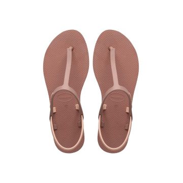 Havaianas sandale YOU PARATY femei, culoarea roz, 4148985.3544