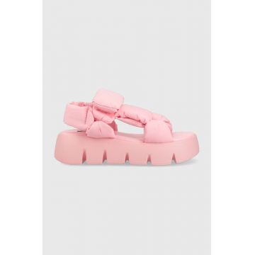 Steve Madden sandale Bonkers femei, culoarea roz, cu platforma, SM11002465