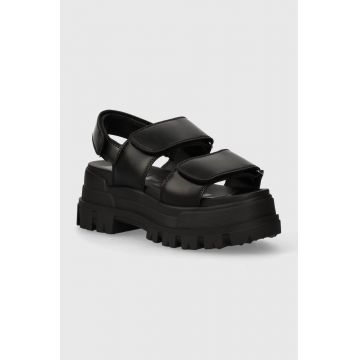 Buffalo sandale Aspha Snd femei, culoarea negru, cu platforma, 1601258.BLK