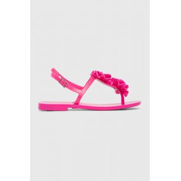 Melissa sandale MELISSA HARMONIC SQUARED GARDEN femei, culoarea roz, M.33563.51311