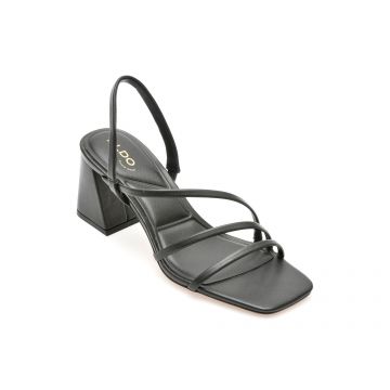 Sandale casual ALDO negre, 13706599, din piele ecologica