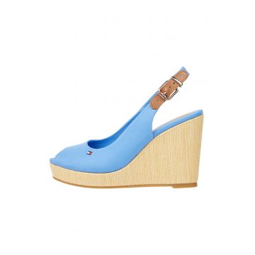 Sandale-espadrile cu talpa wedge