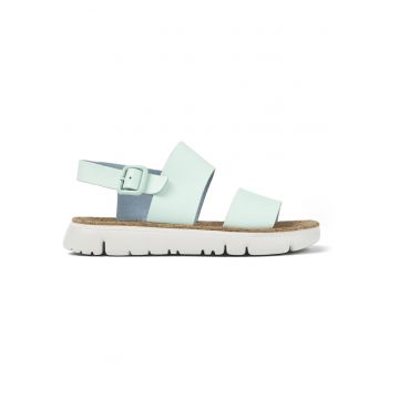 Sandale slingback de piele Oruga 25747 - Albastru