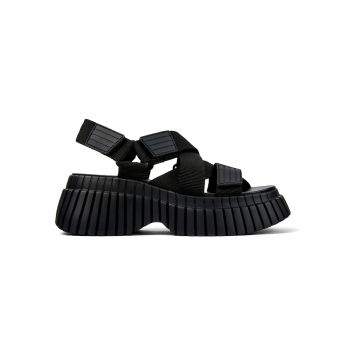 - Sandale wedge cu aspect masiv BCN