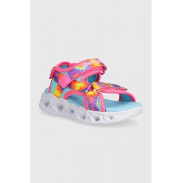 Skechers sandale copii HEART LIGHTS SANDALS COLOR GOOVE