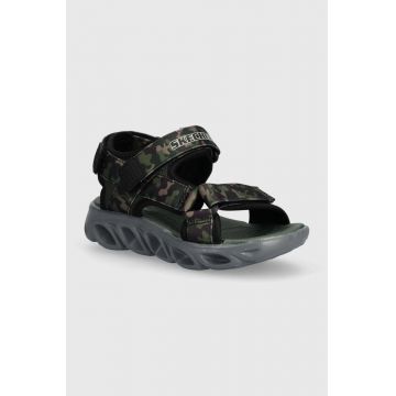 Skechers sandale copii HYPNO-SPLASH SUN BREAKS culoarea verde