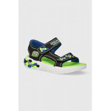 Skechers sandale copii MEGA-SPLASH 2.0 CUBOSHORE culoarea negru