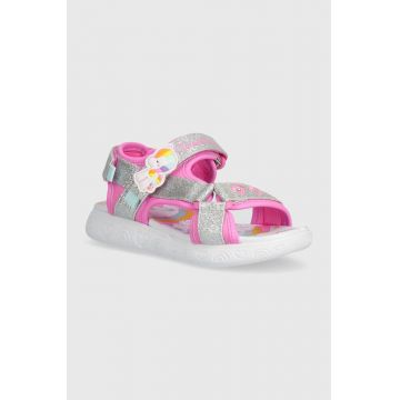 Skechers sandale copii RAINBOW SHINES UNICORN SPARKLES culoarea roz