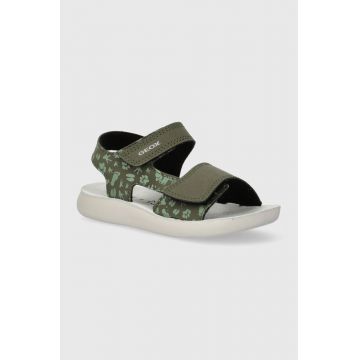 Geox sandale copii SANDAL LIGHTFLOPPY culoarea verde