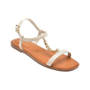 Sandale casual ALDO albe, 13740418, din piele ecologica