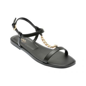 Sandale casual ALDO negre, 13740412, din piele ecologica