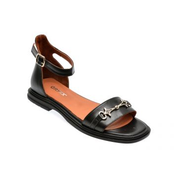 Sandale casual GRYXX negre, 9772402, din piele naturala