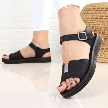 Sandale negre talpa joasa Nicola