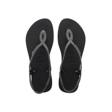 Havaianas sandale LUNA PREMIUM II femei, culoarea negru 4146130.4057