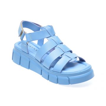 Sandale casual GRYXX albastre, 357802, din piele naturala