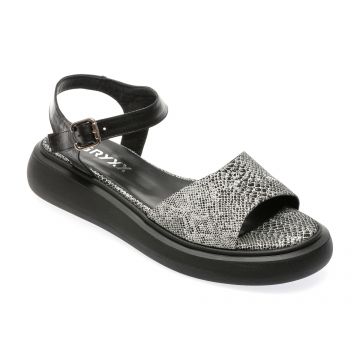 Sandale casual GRYXX negre, 2281654, din piele naturala