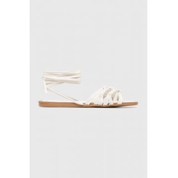Answear Lab sandale femei, culoarea alb