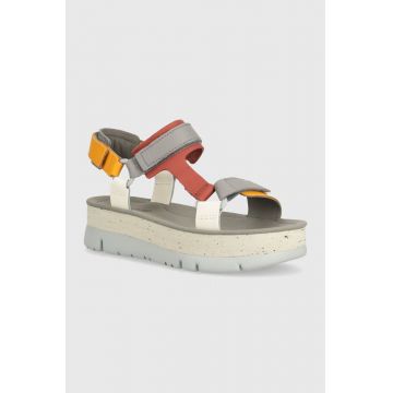 Camper sandale de piele Oruga Up femei, cu platforma, K201037-035
