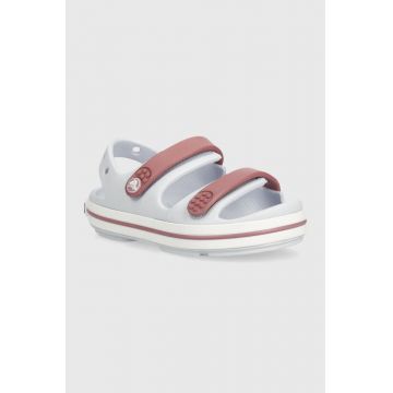 Crocs sandale copii CROCBAND CRUISER SANDAL culoarea roz