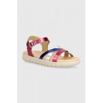 Geox sandale copii SANDAL SOLEIMA culoarea violet